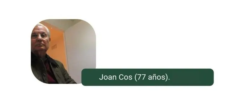 Entrevista a Joan Cos Alzheimer (77 anos)