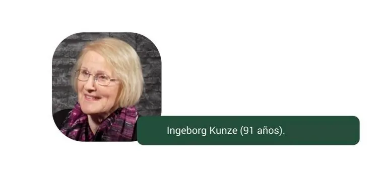 Testimonio paciente Anti aging y dolores crónicos. Ingeborg (91 años).